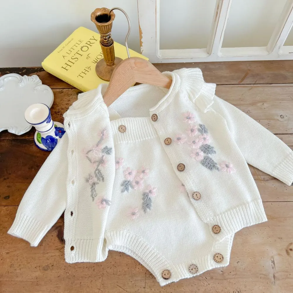 0-2T Baby Flower Coat Strap Romper Wholesale Baby Cute Clothes