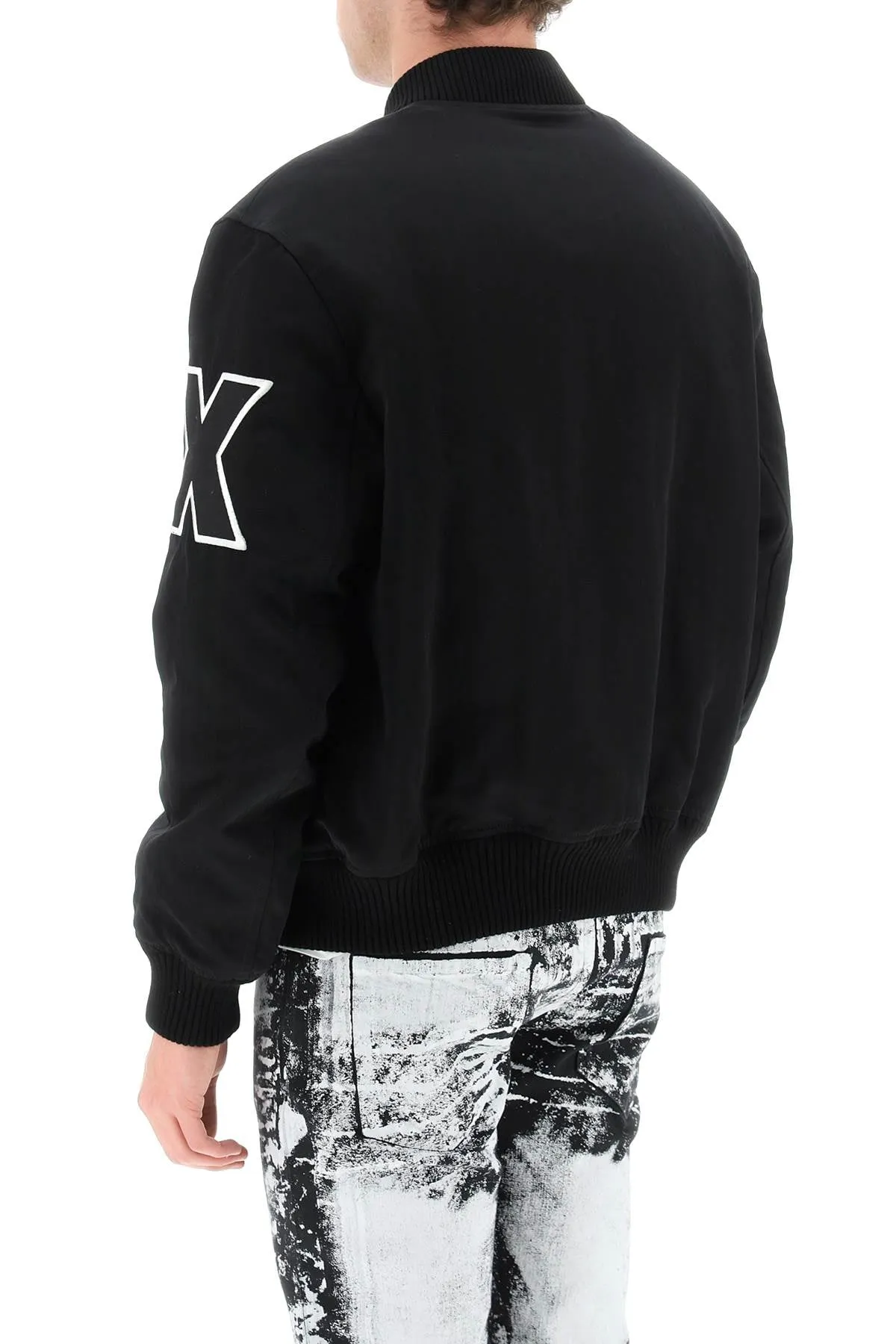 1017 alyx 9sm maxi logo bomber jacket