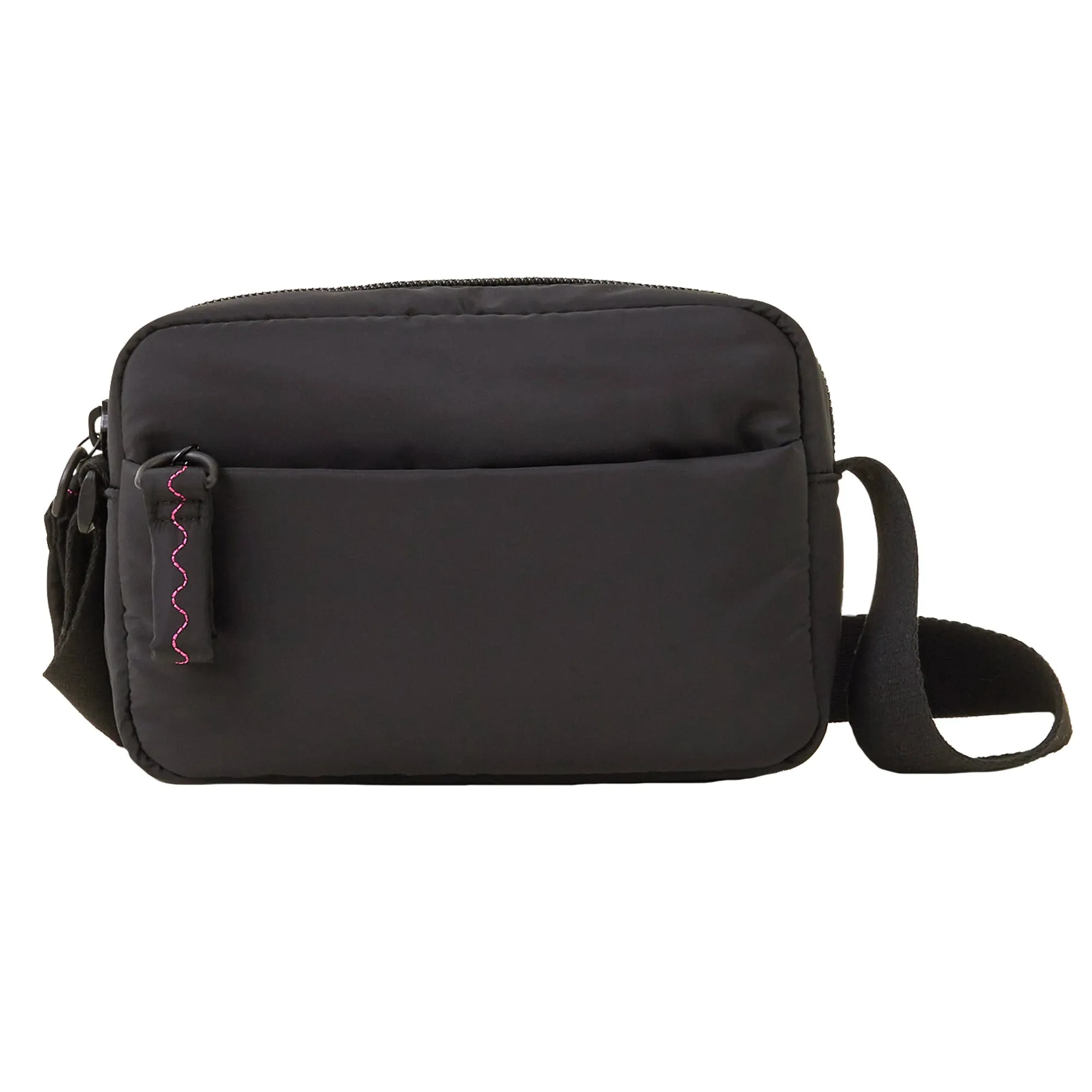 Accessorize London Women's Black Nylon Cross-body Bag