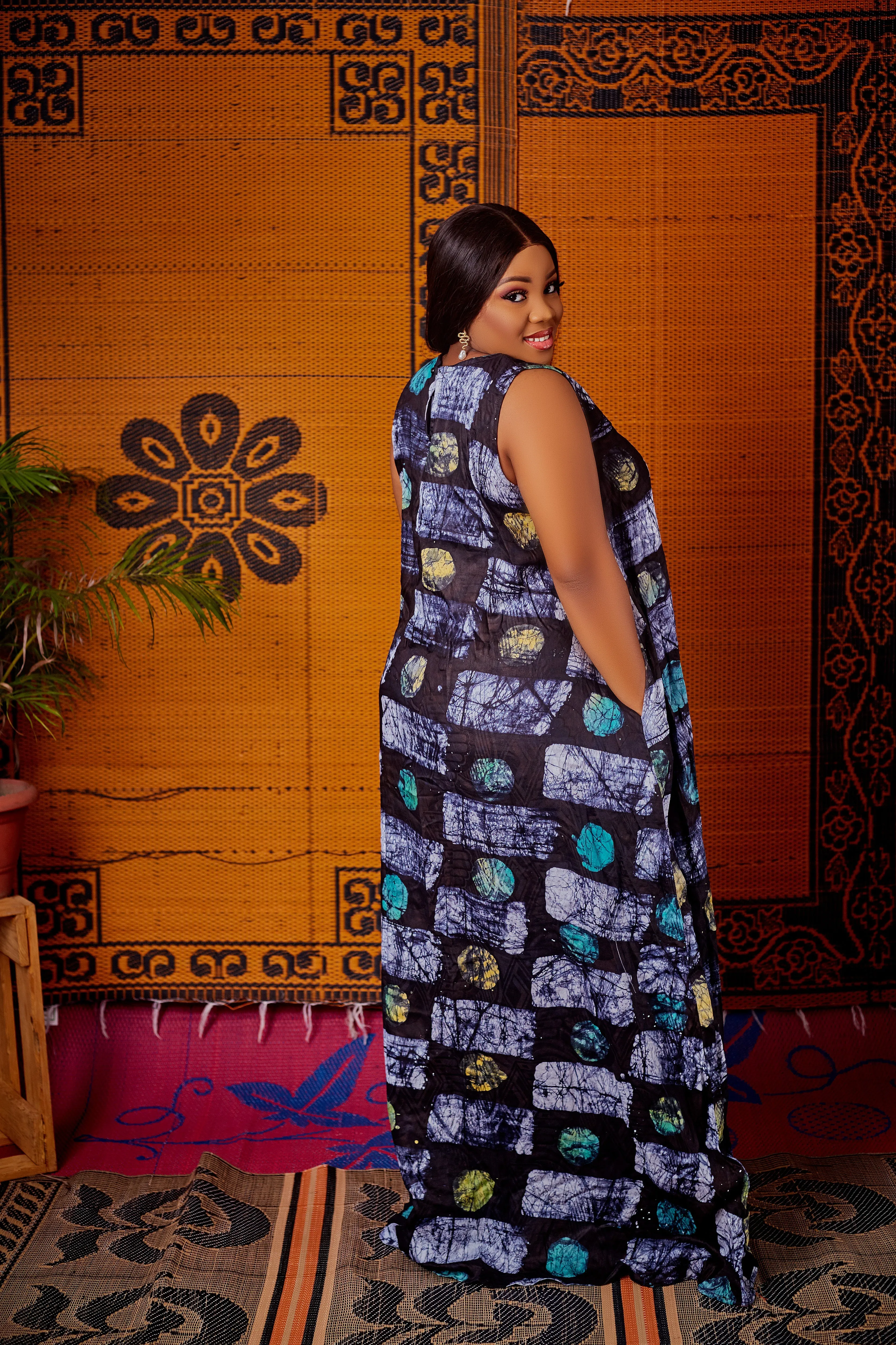 Achenyo Adire Maxi Dress