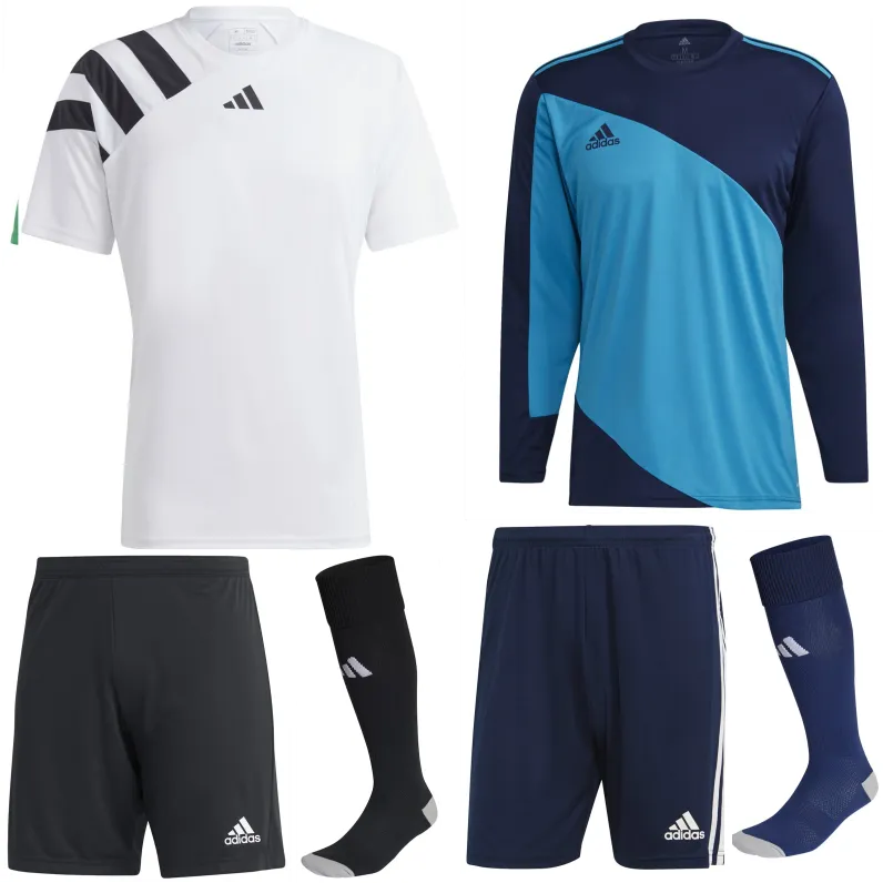 ADIDAS FORTORE 23 KIT BUNDLE WHITE BLACK