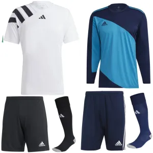 ADIDAS FORTORE 23 KIT BUNDLE WHITE BLACK