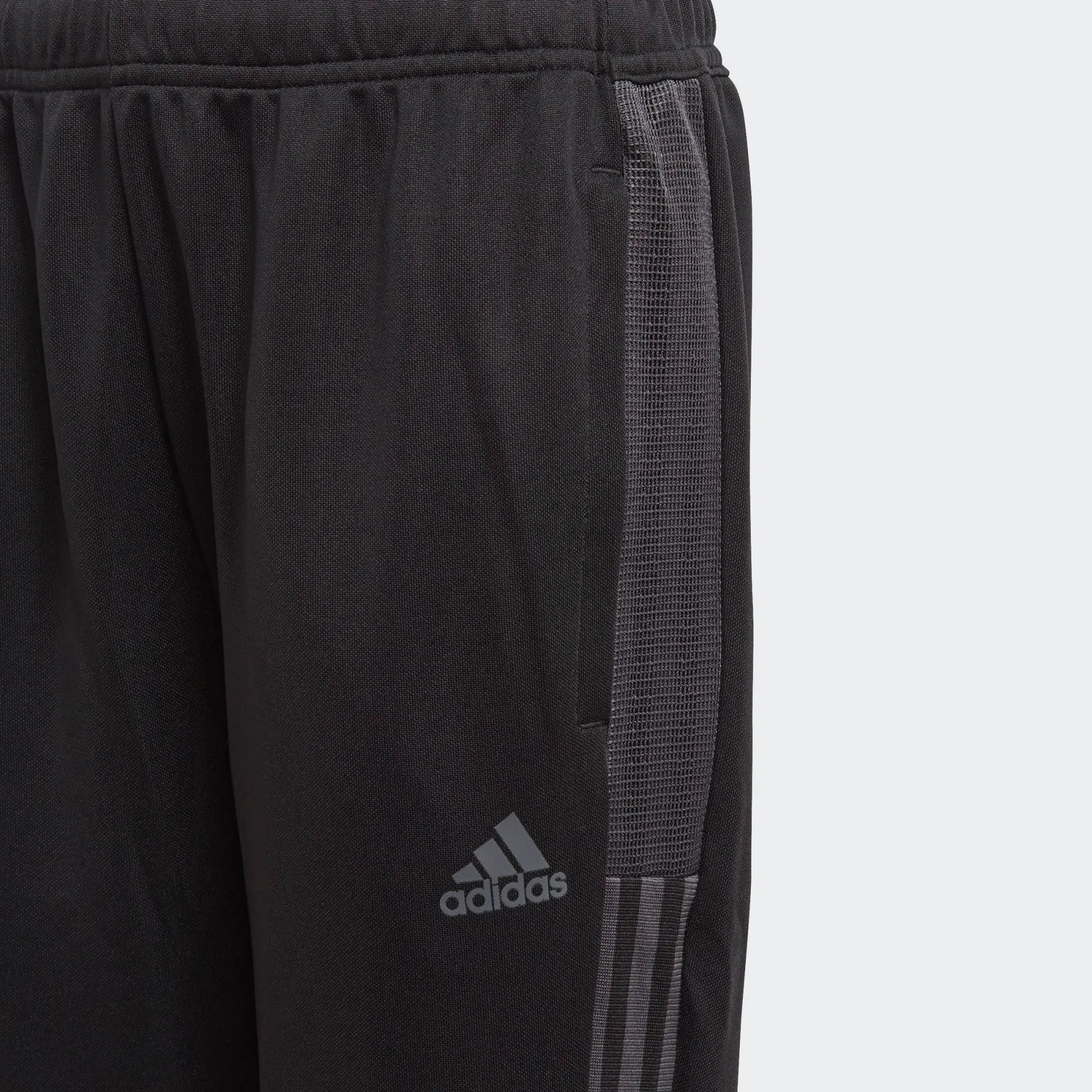 Adidas Kid's Tiro Track Pants - Black / Dgh Solid Grey