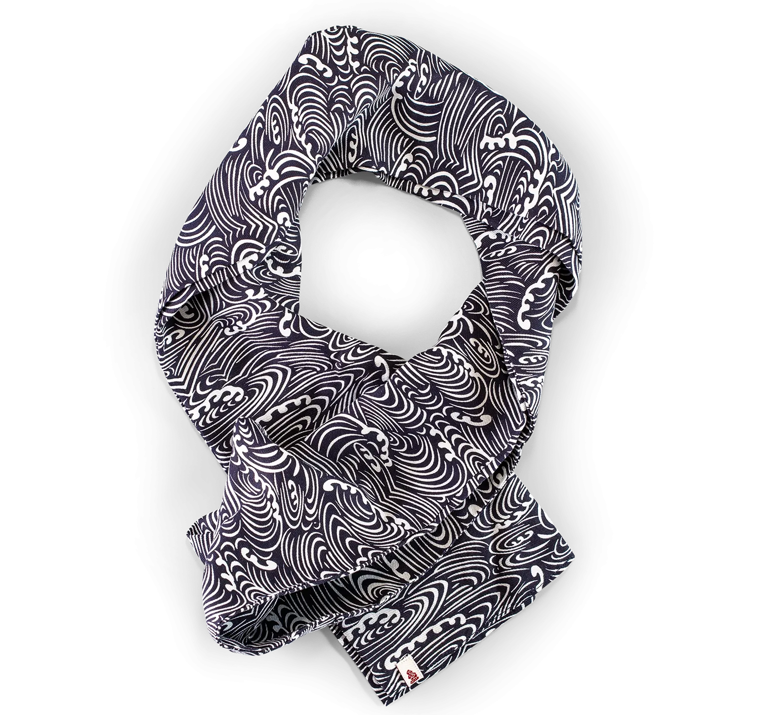 &SONS Blue Waves scarf