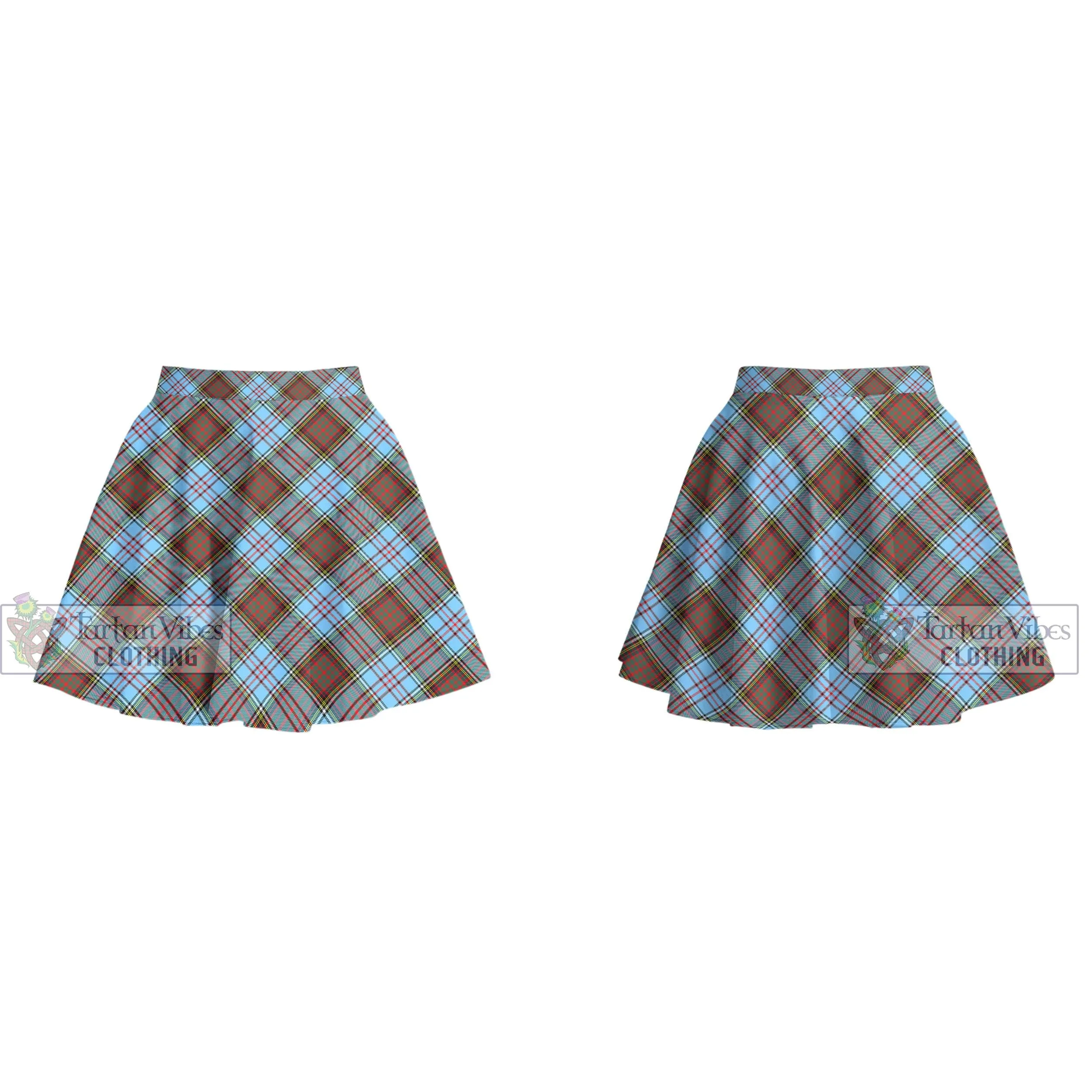 Anderson Ancient Tartan Women's Plated Mini Skirt