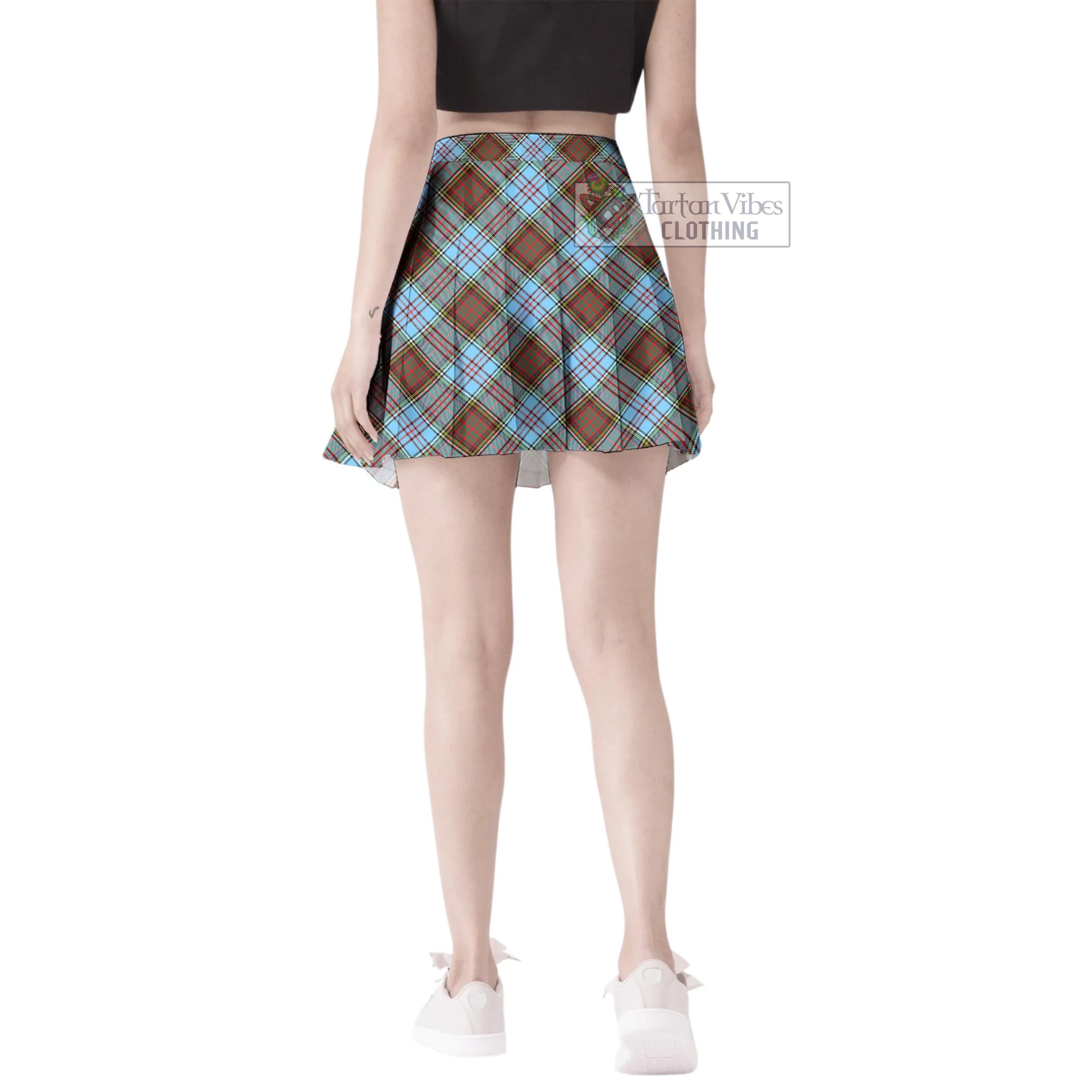 Anderson Ancient Tartan Women's Plated Mini Skirt