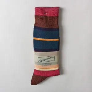 Anonymous Ism Multi Stripe Crew Socks