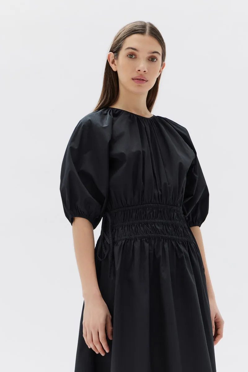 Assembly Label - Fleur Poplin Dress - Black