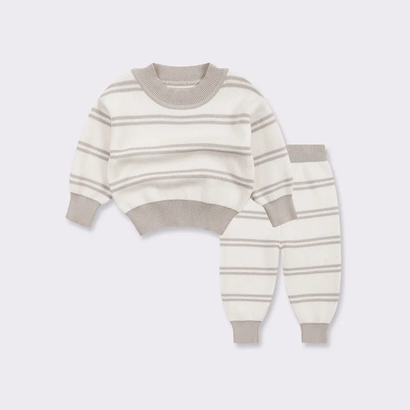 Autumn Baby Sweater Pullover Suit