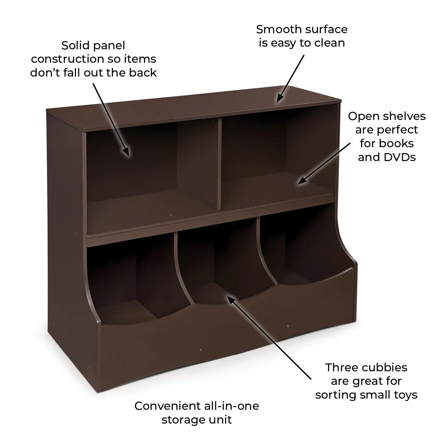 Badger Basket Multi-Bin Storage Cubby