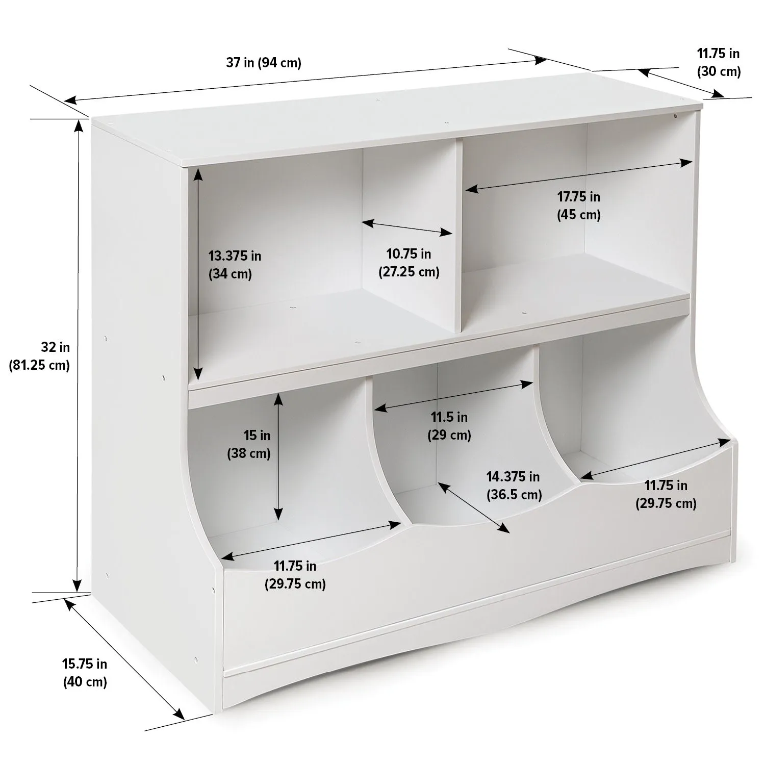 Badger Basket Multi-Bin Storage Cubby