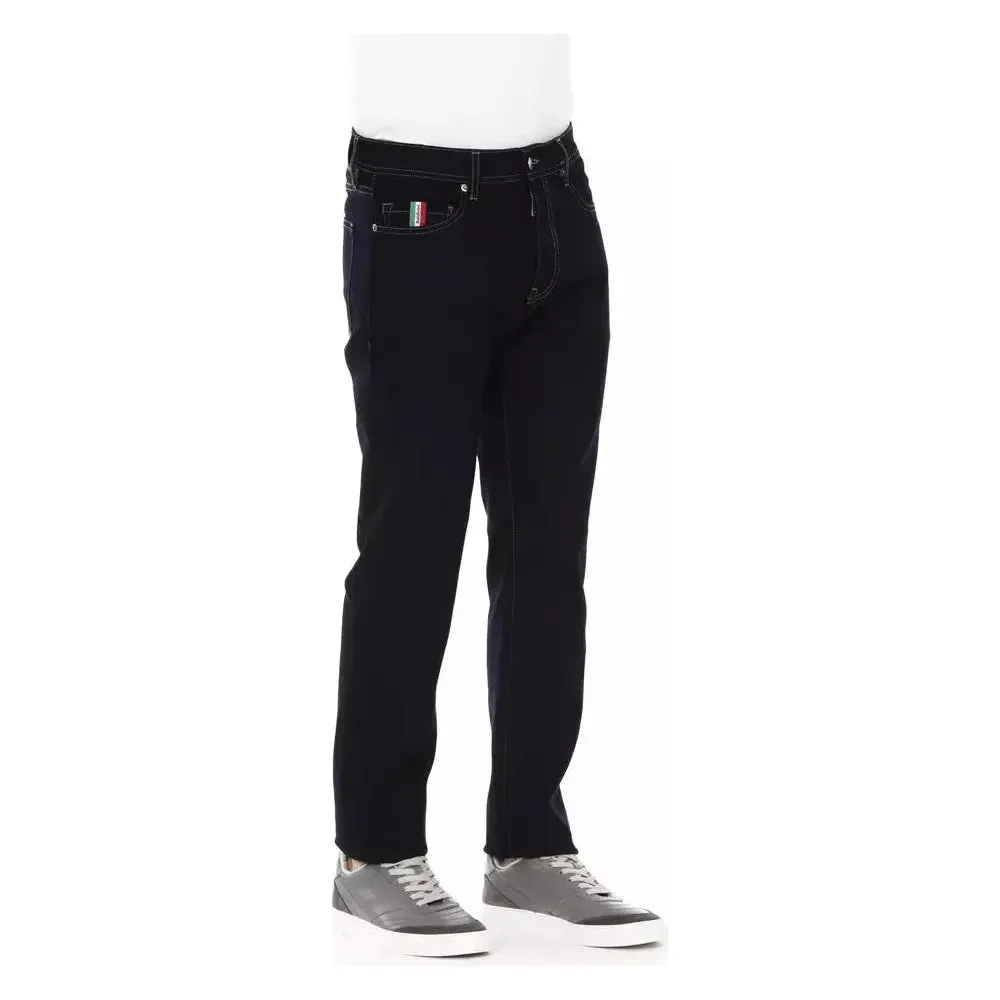 Baldinini Trend Blue Cotton Men Jeans