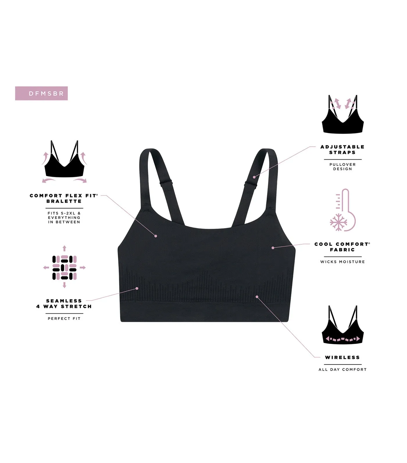 Bali Bralette Black