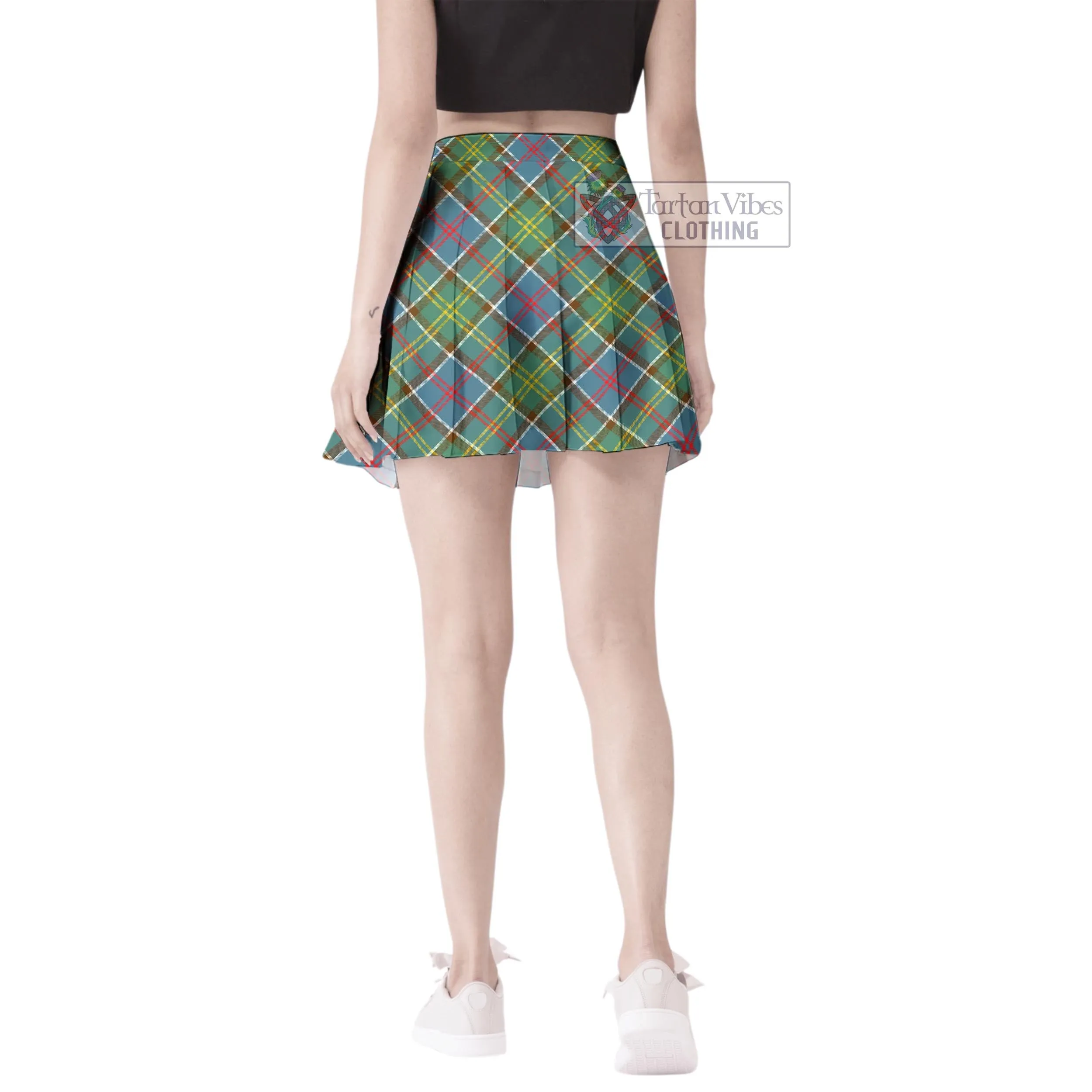 Barr Tartan Women's Plated Mini Skirt