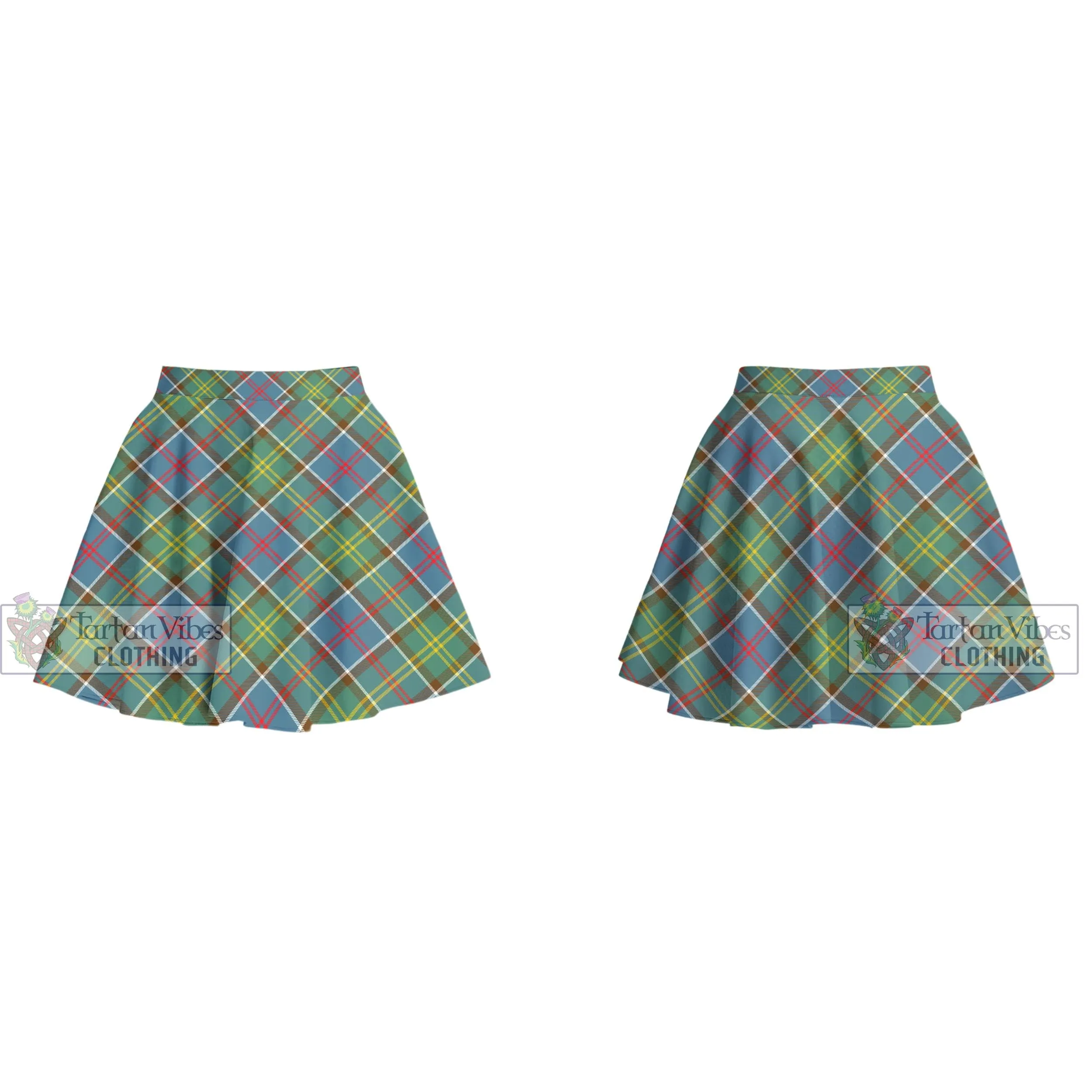 Barr Tartan Women's Plated Mini Skirt