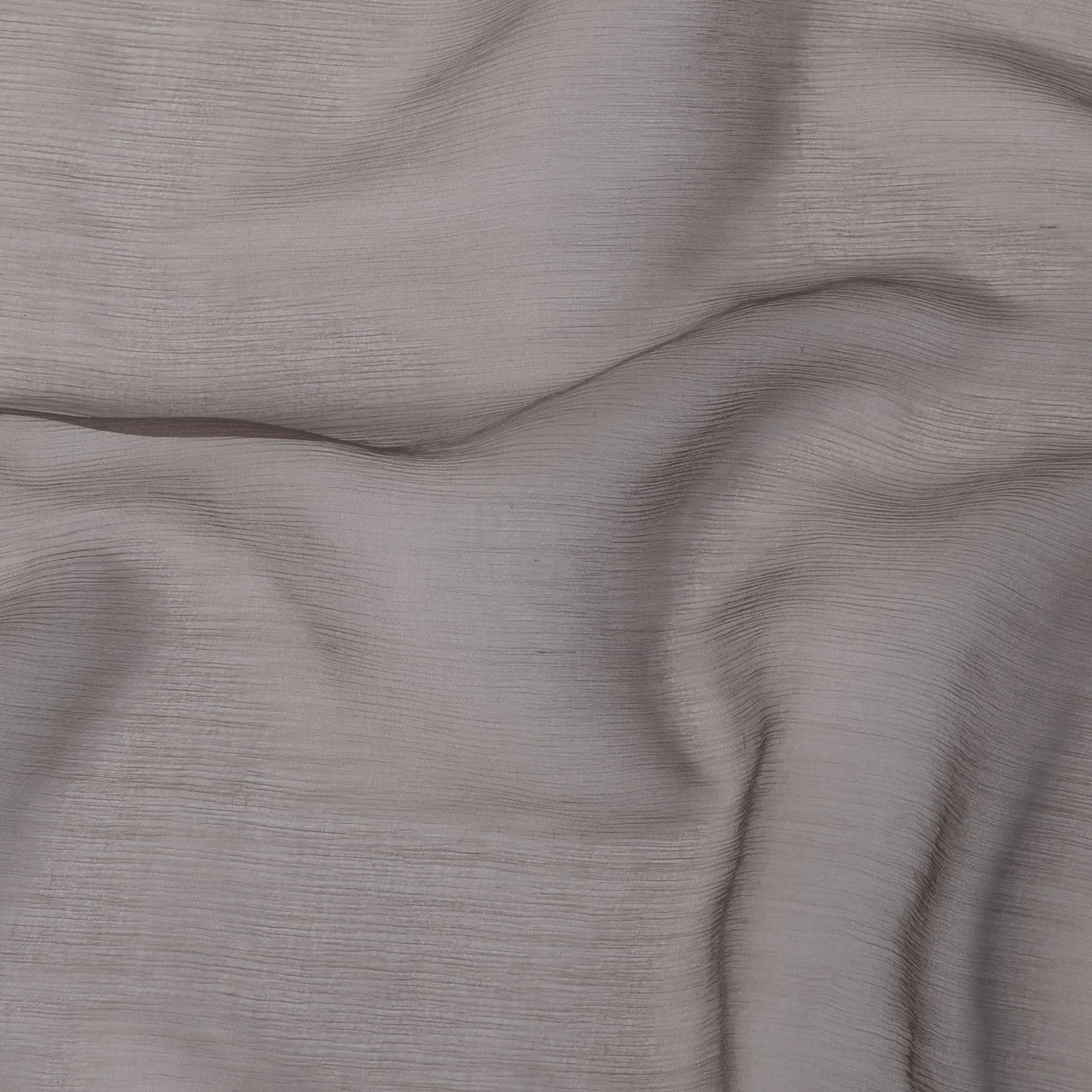 Beige to brown Premium pure silk chiffon fabric in ombre design-D15492