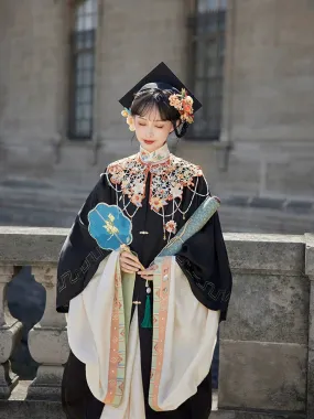 Bi Yè 毕业 Graduation Ming Dynasty Floral Cloud Collar Aoqun Set