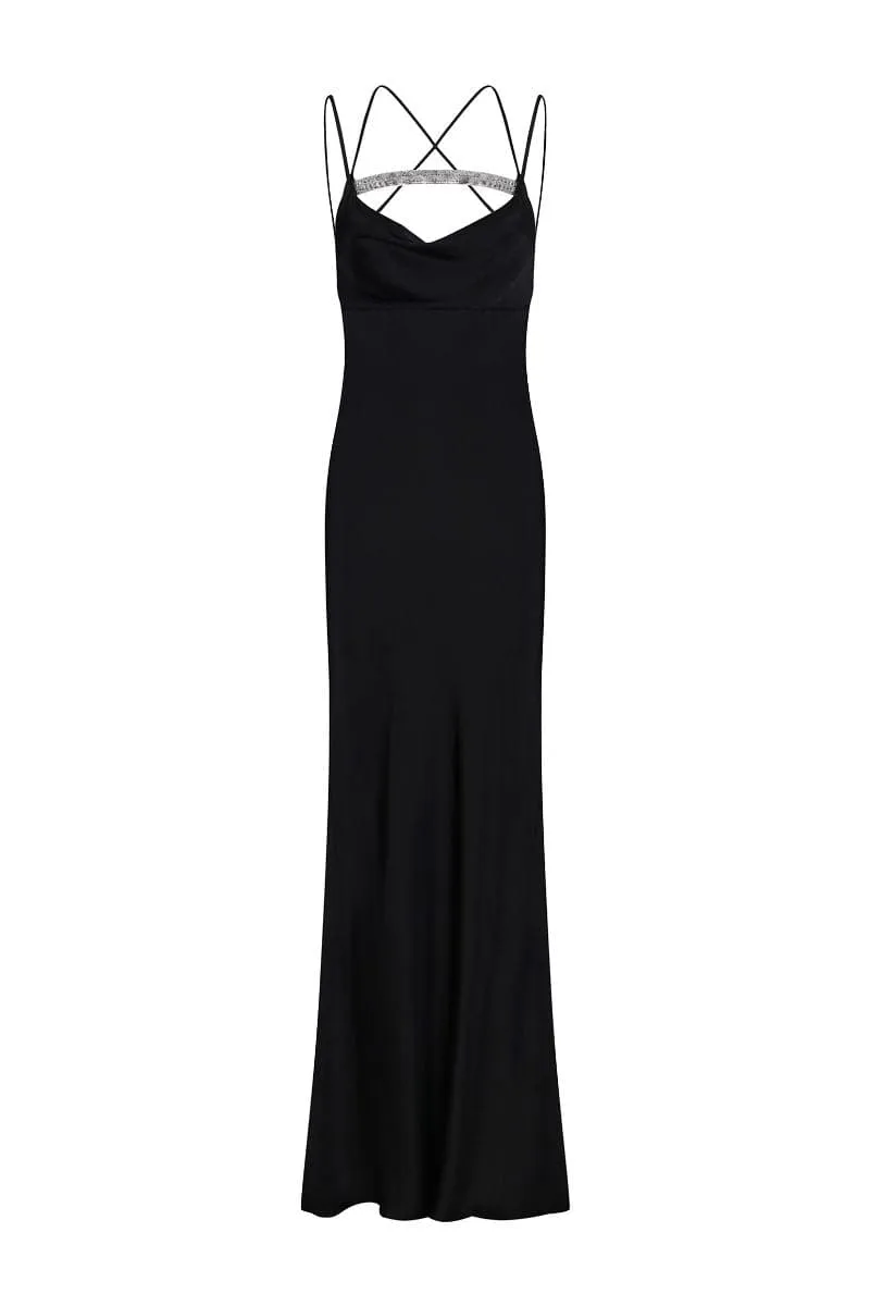 BLACK VENUS MAXI DRESS