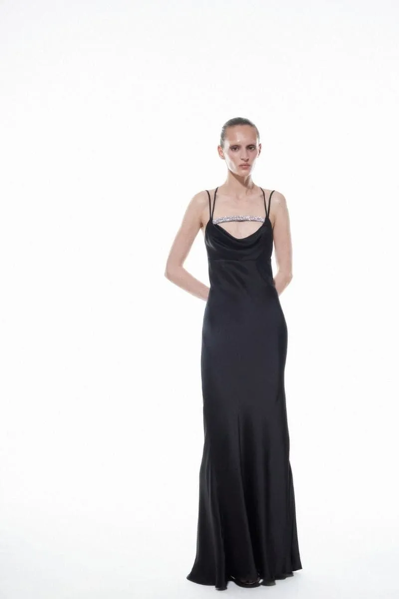 BLACK VENUS MAXI DRESS