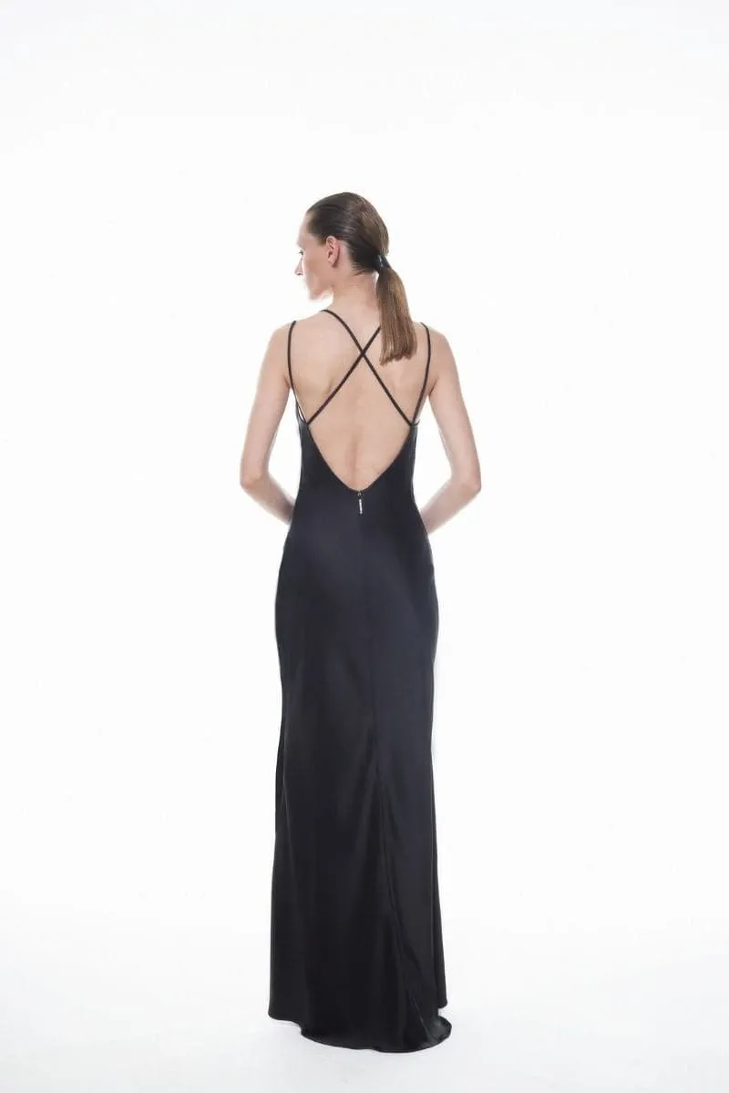 BLACK VENUS MAXI DRESS