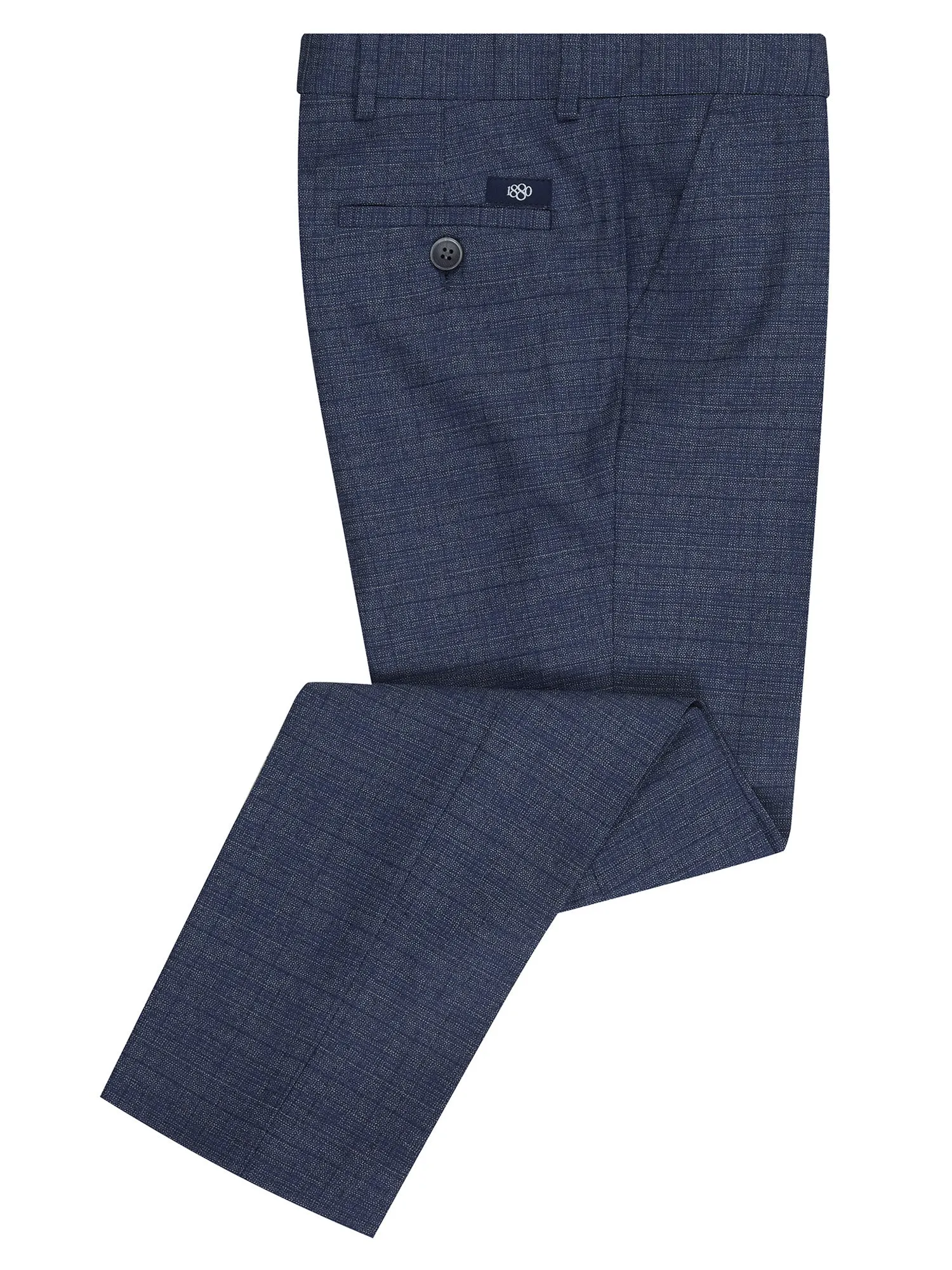 Blue Check Greg Trousers - 1880 Club 75117/24