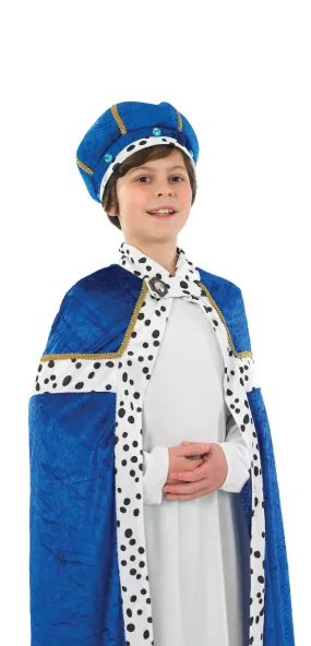 Blue Wise Man Caspar Costume Boys