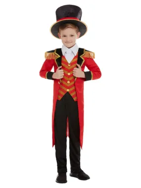 Boys Costume - Red Deluxe Ringmaster Costume