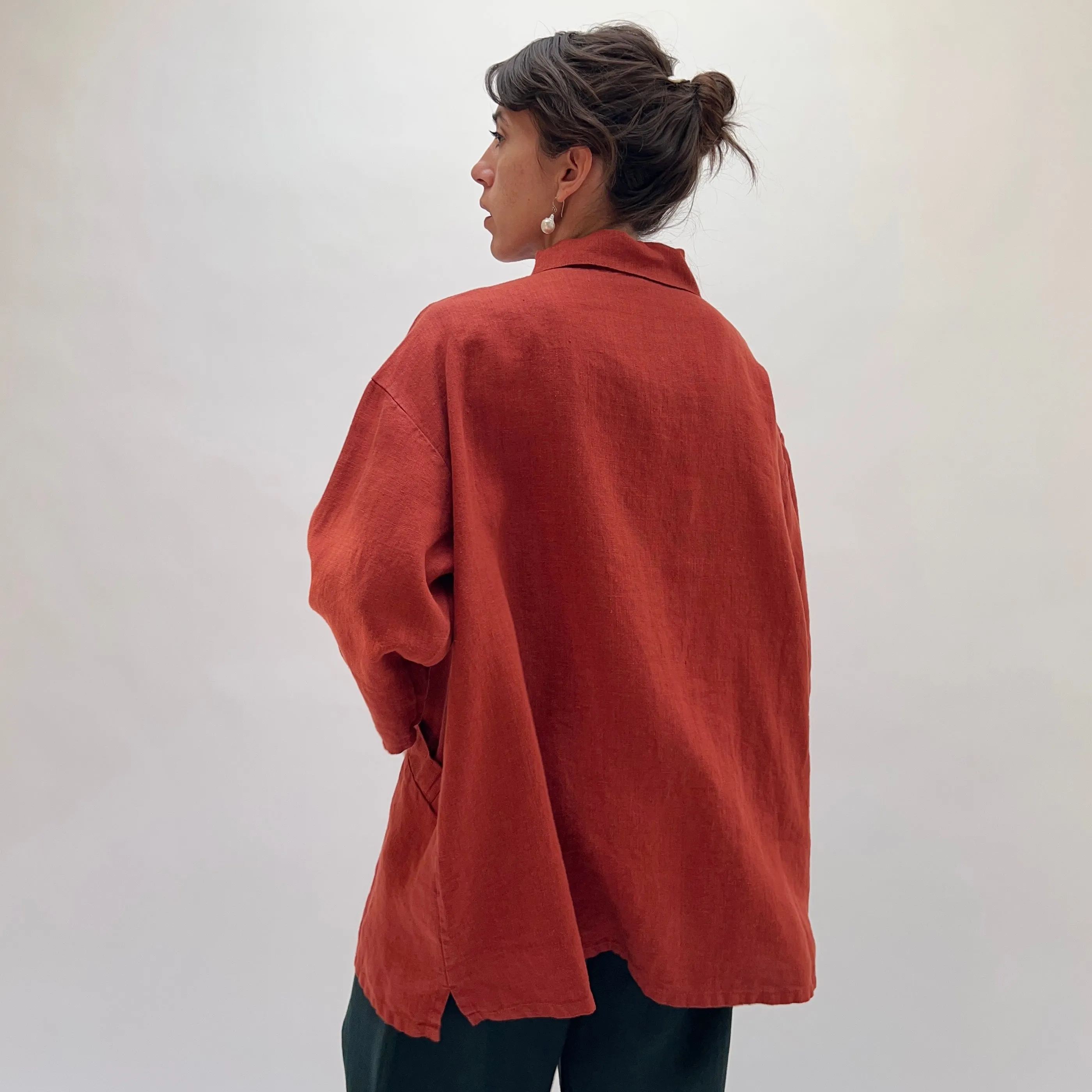 Bryn Walker | Heavy Linen Katherine Jacket in Aperitivo