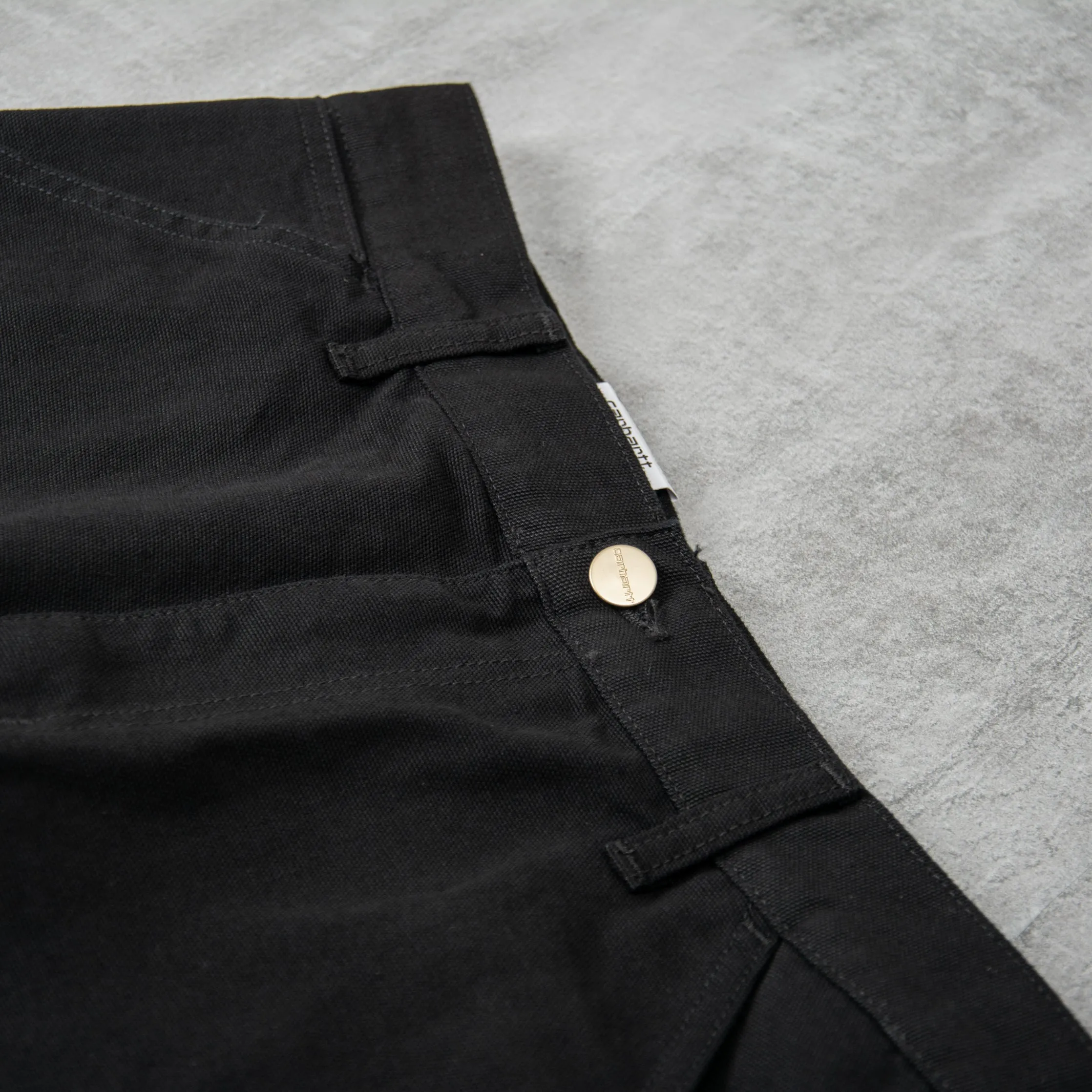 Carhartt WIP Simple Pant - Black Rinsed Canvas