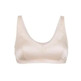 Champagne Pullover Bra - Organic pima cotton & silk