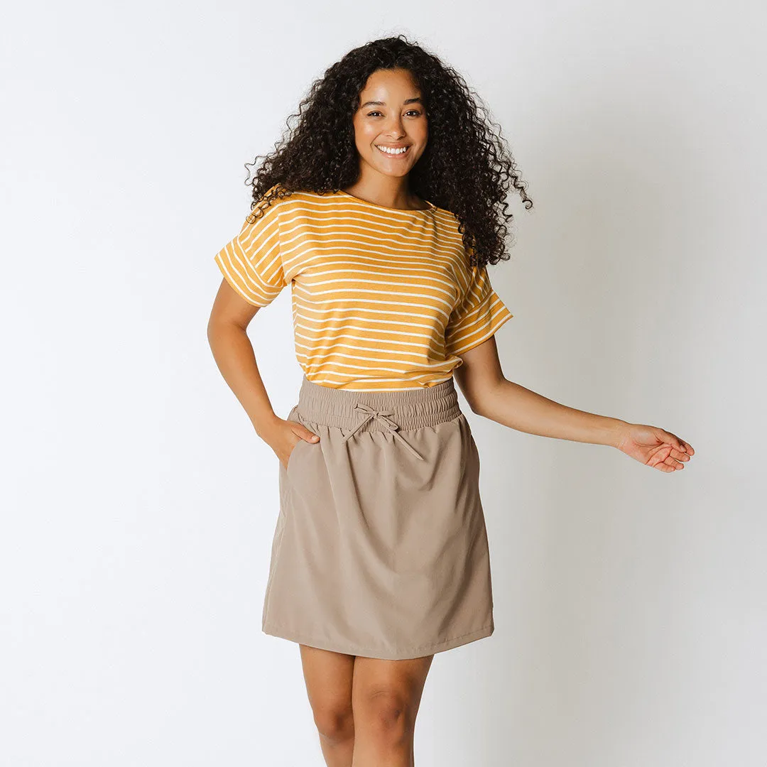 Cher Skirt, Chestnut