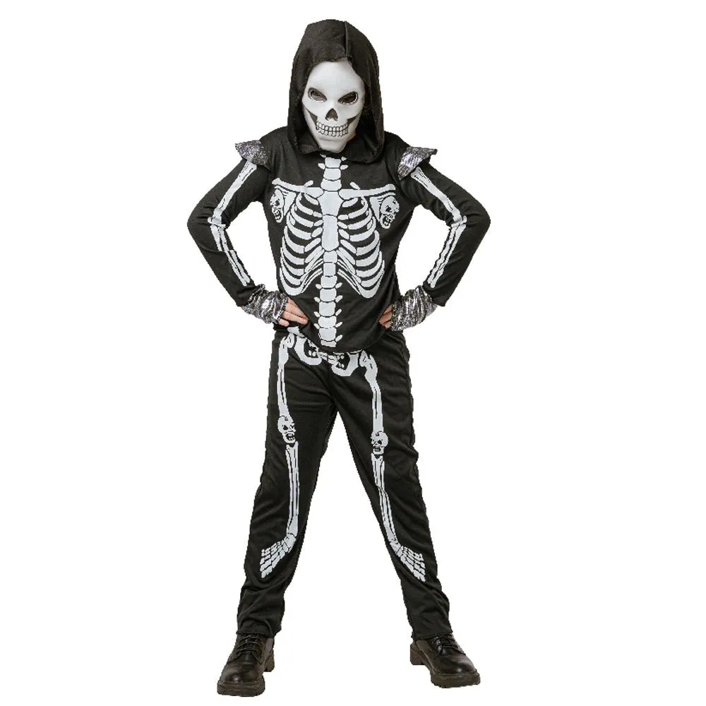 Children Fierce Skeleton Boy Halloween Costume