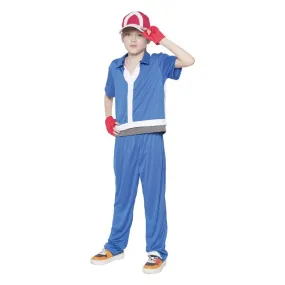 Children Pokemon Ash Ketchum Style Costume