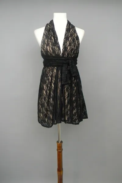 CHOIR Black Lace Infinity Top