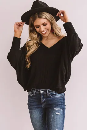 Cider And Spice Shift Top In Black