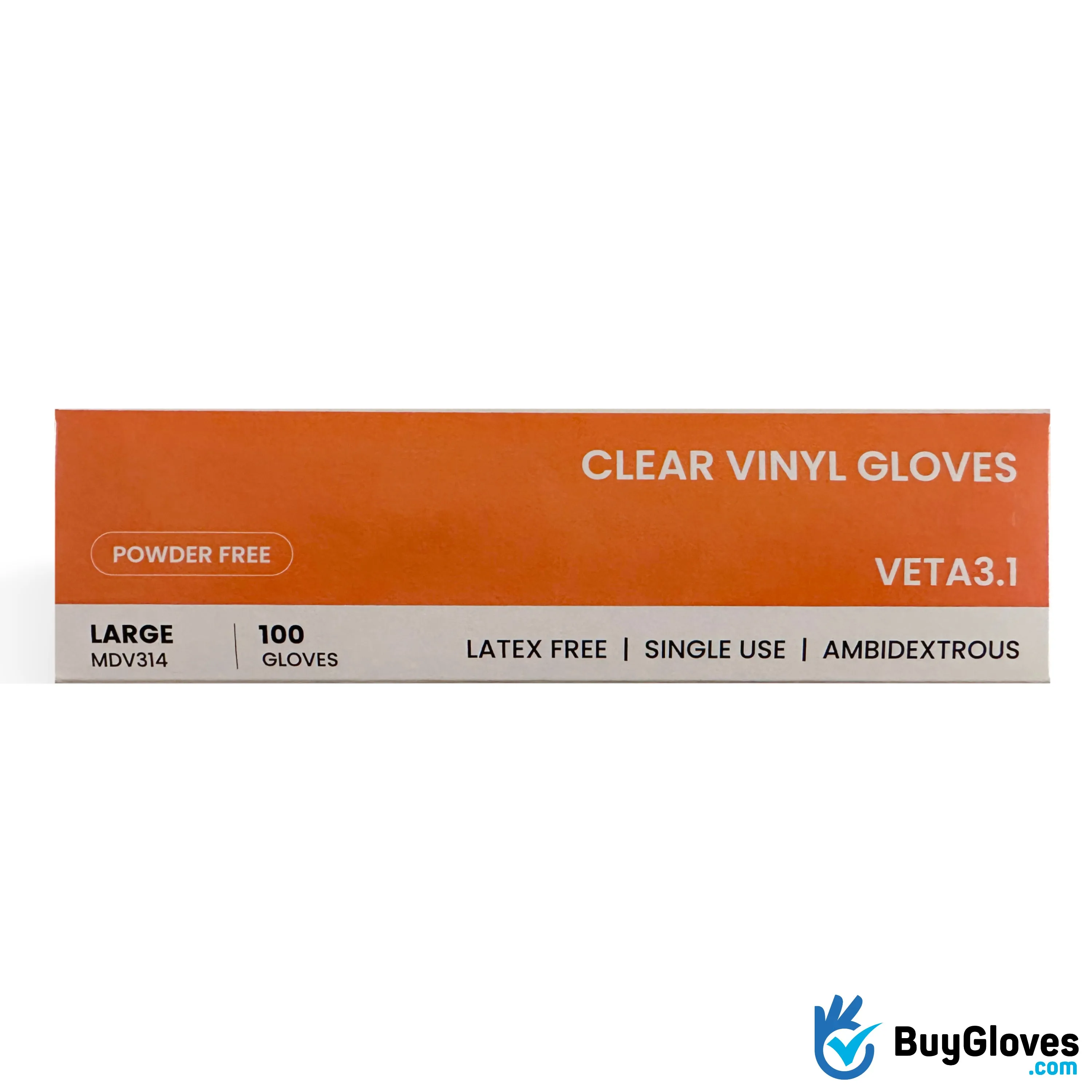 Clear Vinyl Powder-Free Gloves 1000 Count