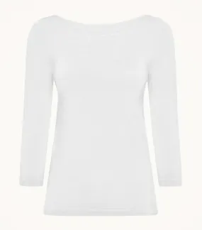 Cordoba Top Long Sleeves White