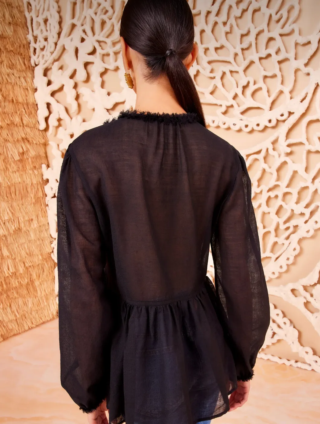 COSIMA TUNIC - NOIR