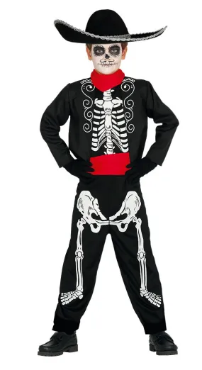 Day of the Dead Senor Child Costume Boys