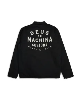 Deus Workshop Coach Jacket Black DMF246741 BLK