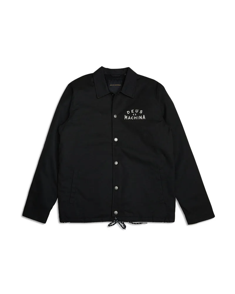 Deus Workshop Coach Jacket Black DMF246741 BLK