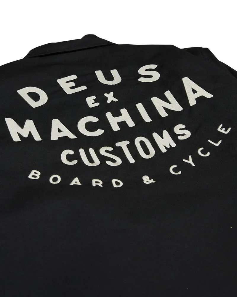 Deus Workshop Coach Jacket Black DMF246741 BLK