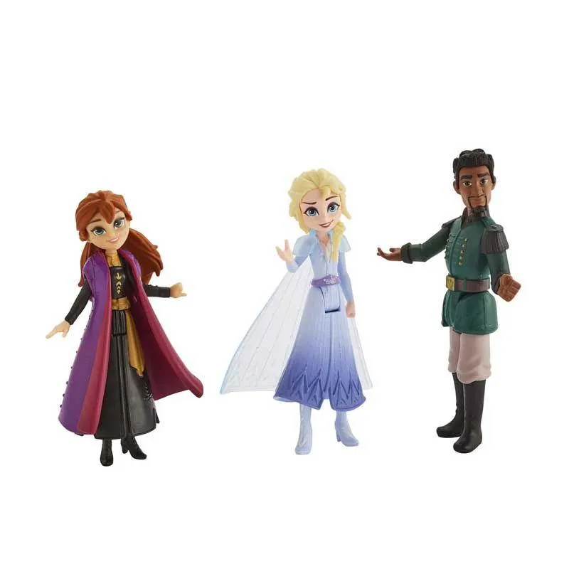 Disney Frozen Anna, Elsa, and Mattias Small Dolls 3-Pack Inspired by the Disney Frozen 2 Movie