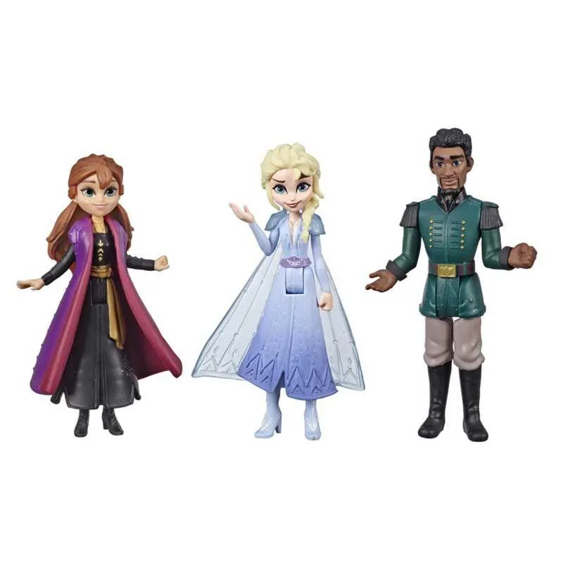 Disney Frozen Anna, Elsa, and Mattias Small Dolls 3-Pack Inspired by the Disney Frozen 2 Movie