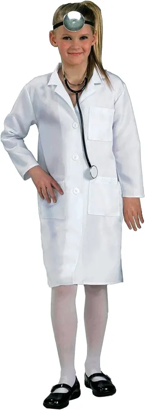 Doctor Lab Coat Child Costume Medium