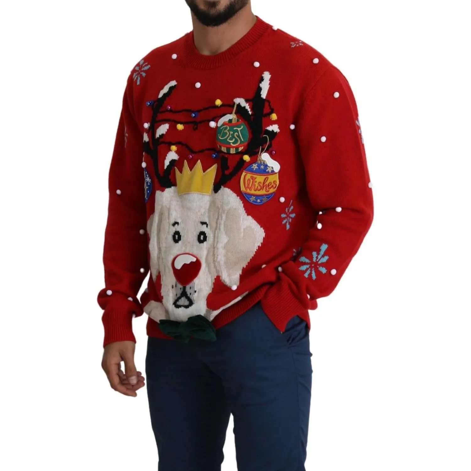 Dolce & Gabbana Elegant Christmas Cashmere Sweater