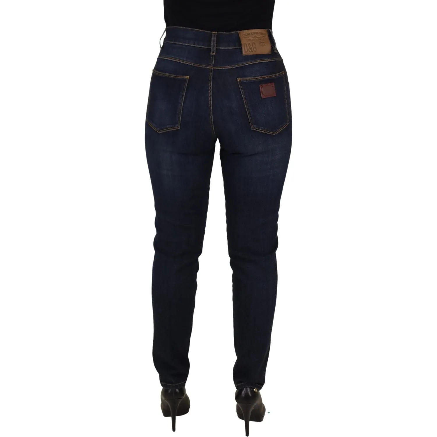 Dolce & Gabbana Elevate Your Denim Game with High Waist Skinny Jeans