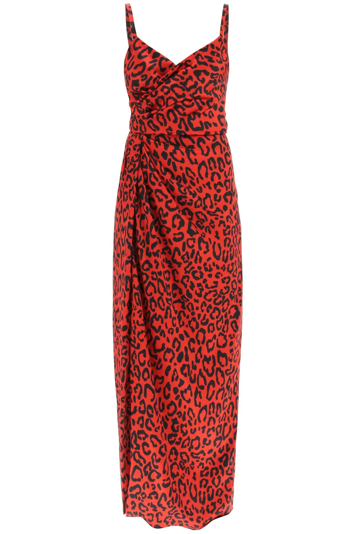 Dolce & gabbana silk leopard print slip dress