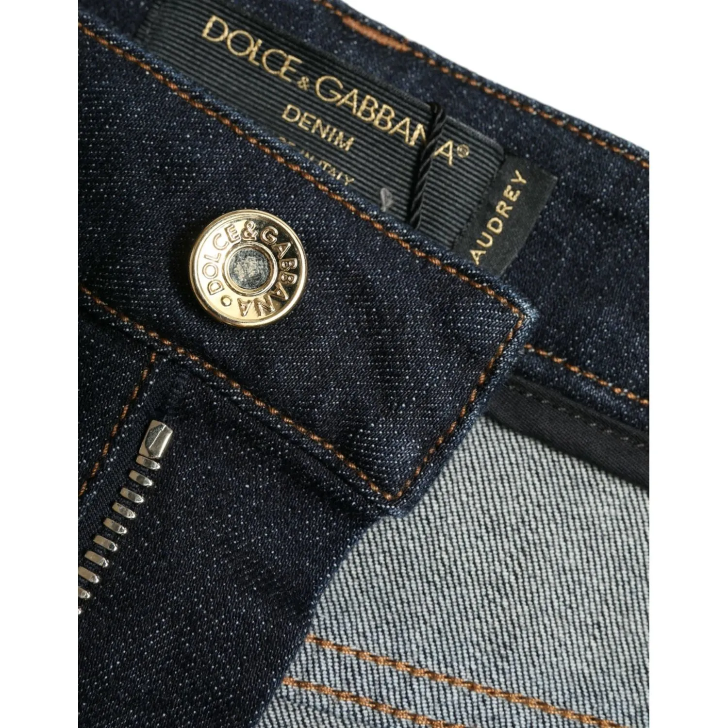 Dolce & Gabbana Sleek Mid-Waist Stretch Denim Jeans