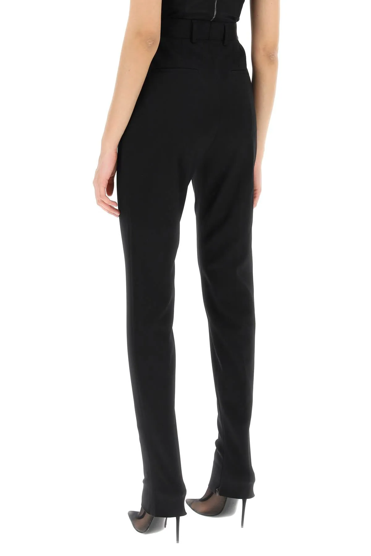 Dolce & gabbana slim trousers with zip cuffs